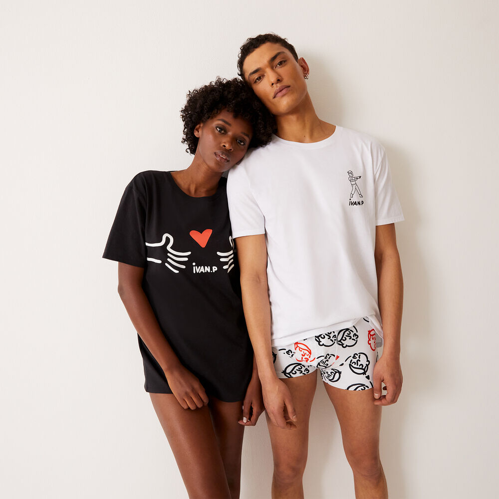 Tee shirt à motif ivan peev - blanc blanc.