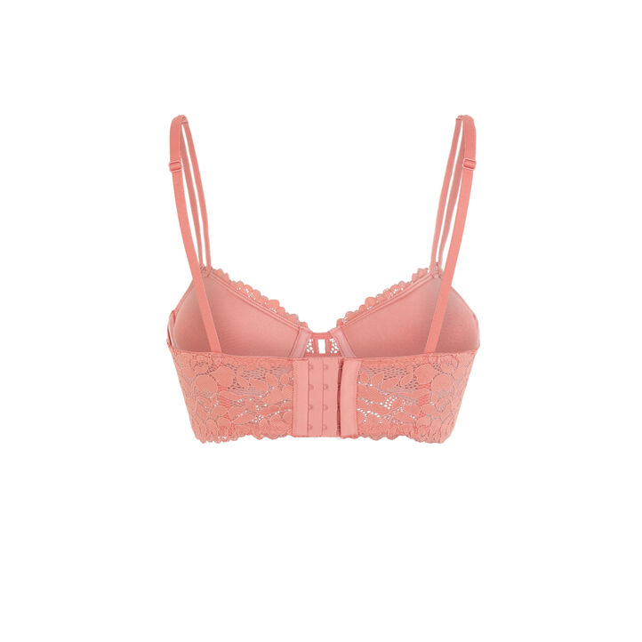 Soutien-gorge bustier ampli rose luluiz różowy.