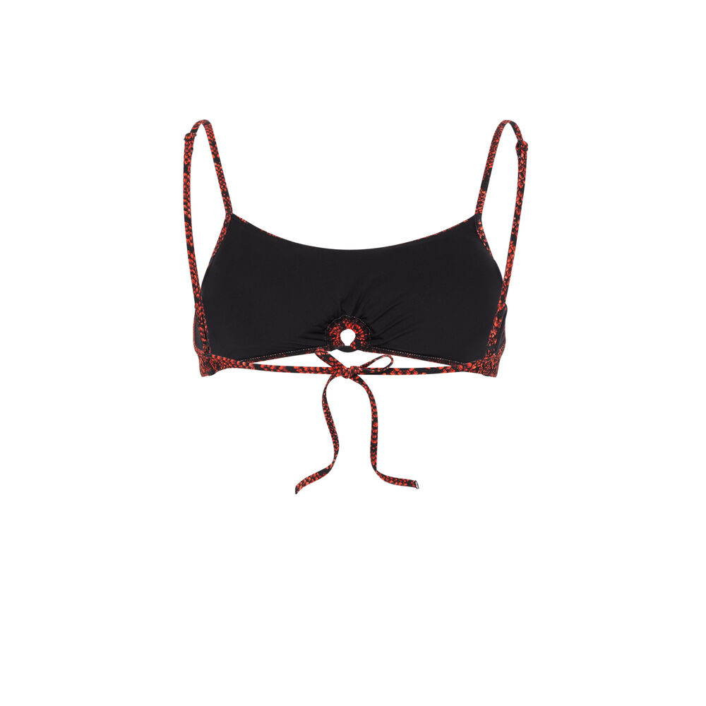 Haut de maillot de bain brassière - rouge rouge.