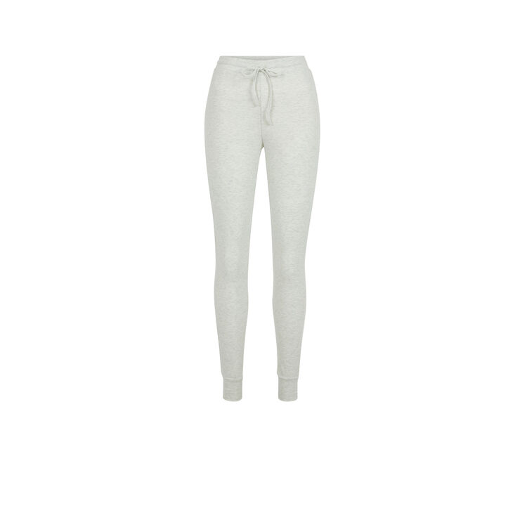 Pantalon en jersey azkiz gris clair.