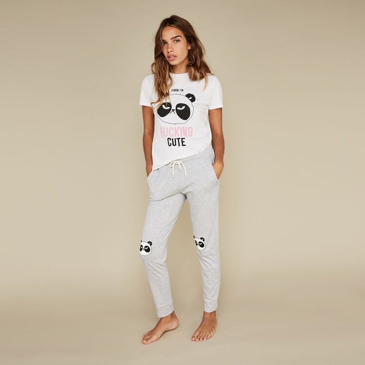 Top blanc pandacutiz white.