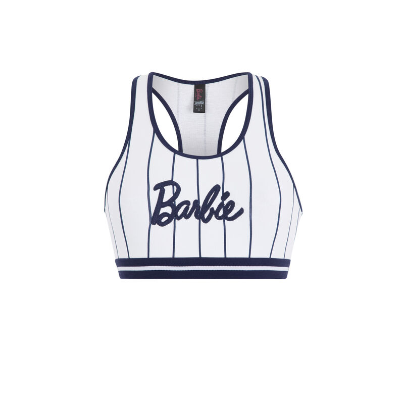 Brassiere a rayures print barbie pinkplastikiz Brassiere a rayures print barbie pinkplastikiz;