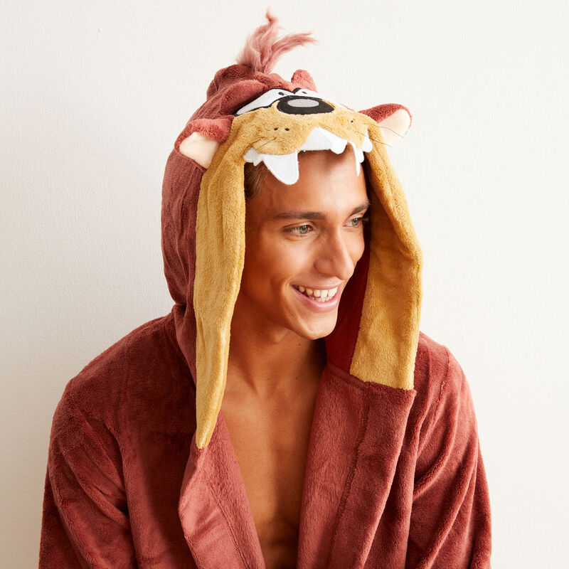 peignoir Looney Toons Taz - marron peignoir Looney Toons Taz - marron;
