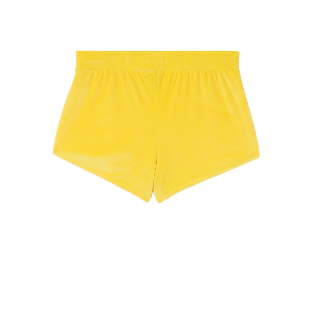 Short en velours pikachu - jaune jaune.