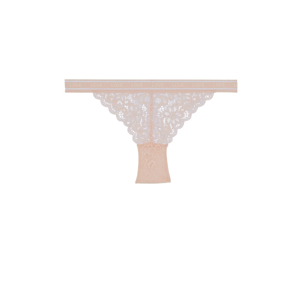 Culotte en dentelle - rose pâle rose pâle.