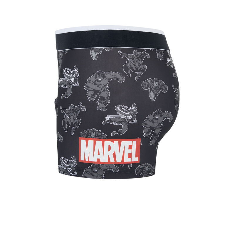 Boxer en microfibres licence marvel darkvengeriz noir.