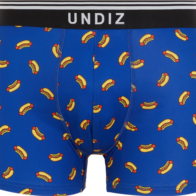 Boxer imprimé hot dog - bleu Boxer imprimé hot dog - bleu;