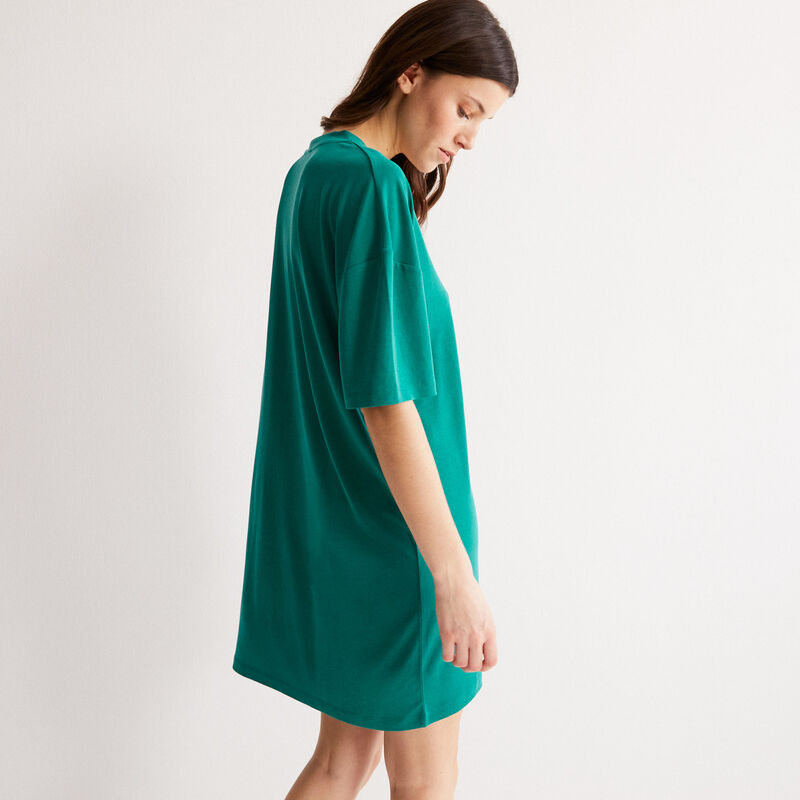 tunique droite col V - vert tunique droite col V - vert;