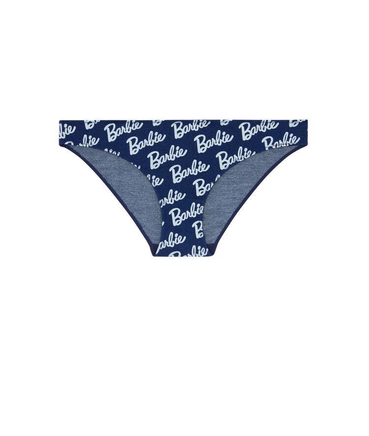 Culotte denim imprime logo barbie utiz denim.