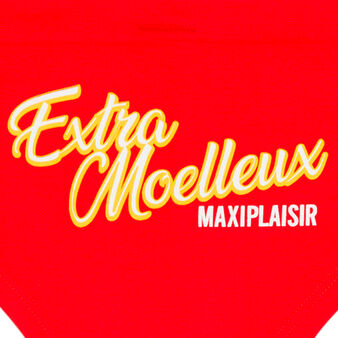 Shorty &agrave; message extramoelliz rouge.