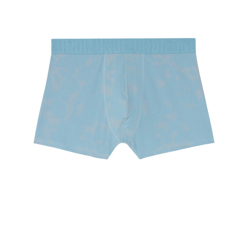 boxer en coton uni - bleu boxer en coton uni - bleu;