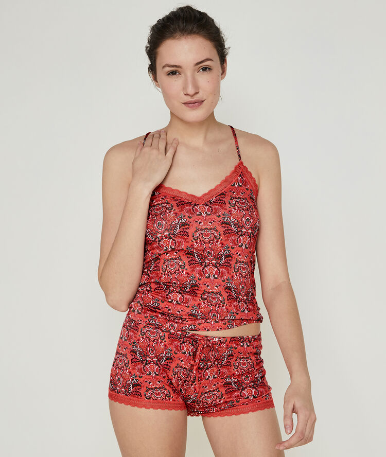 Top corail vifleuriz corail.