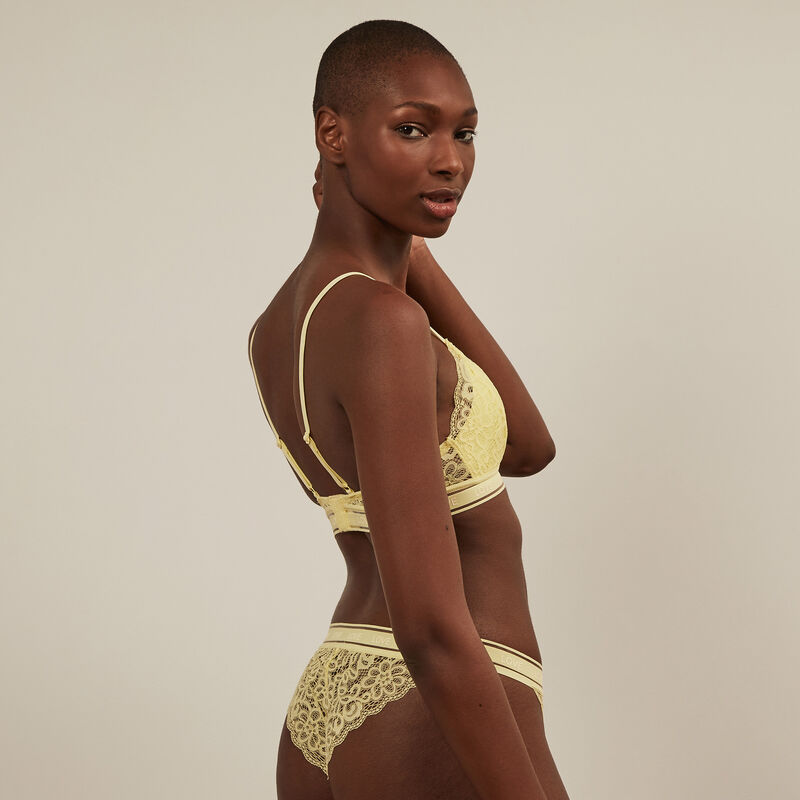 Culotte en dentelle - jaune Culotte en dentelle - jaune;