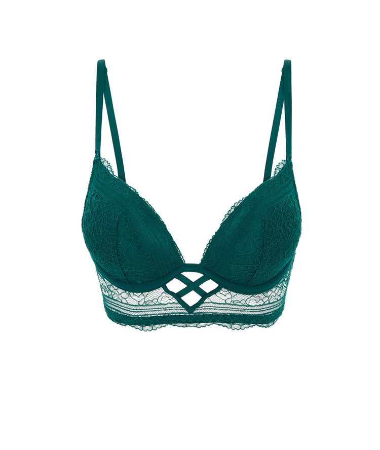 Soutien-gorge v push dentelle everydayiz vert.