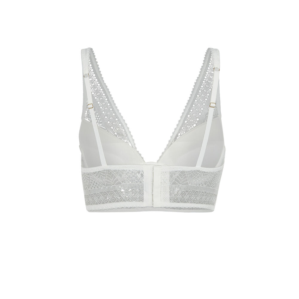 Soutien-gorge bustier push-up - blanc blanc.