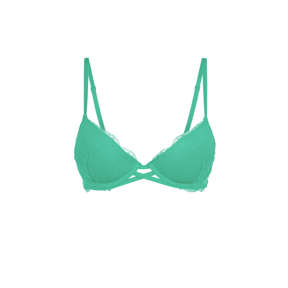 Soutien-gorge push vert émeraude everydayiz vert.
