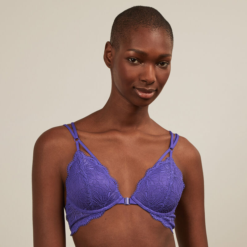 soutien-gorge ampli en dentelle - violet soutien-gorge ampli en dentelle - violet ;