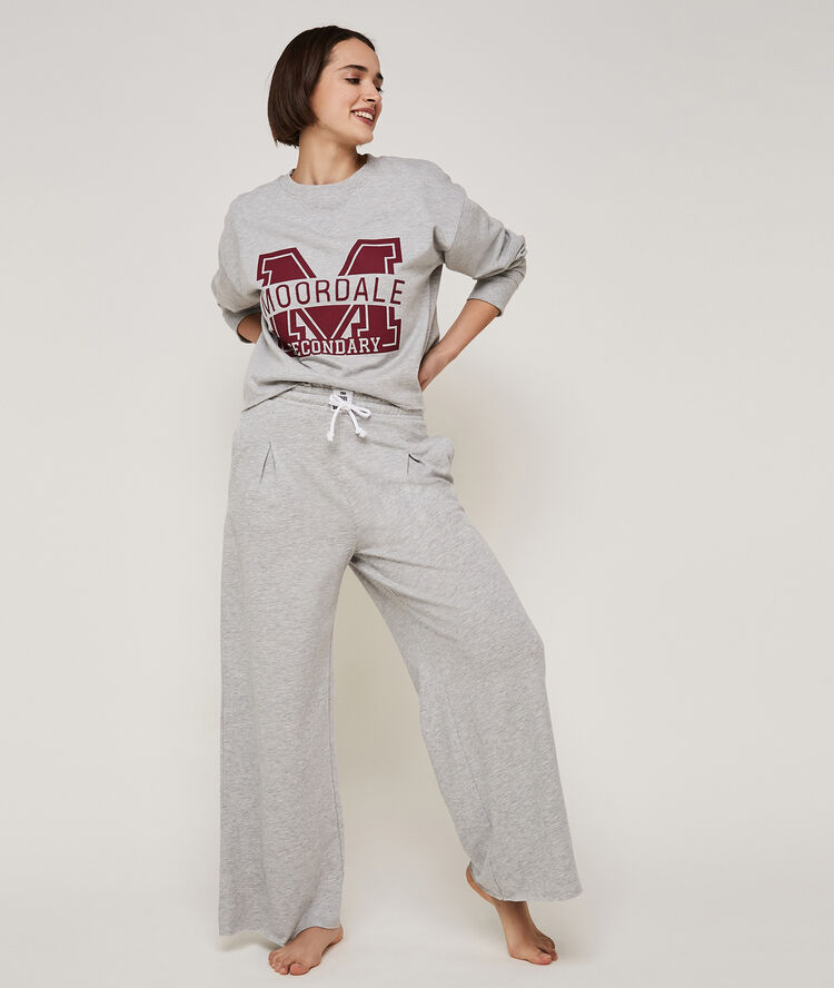 Sweat à imprimé sexeduciz gris.