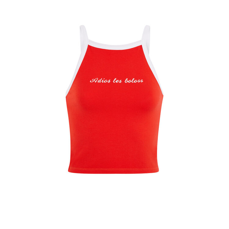 Top rouge calientiz rouge.