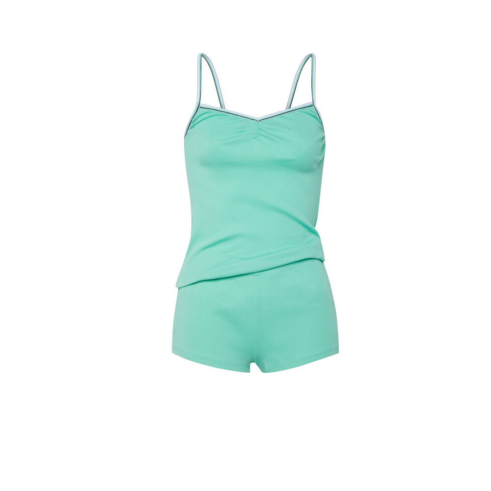 Set caraco + short - vert vert.