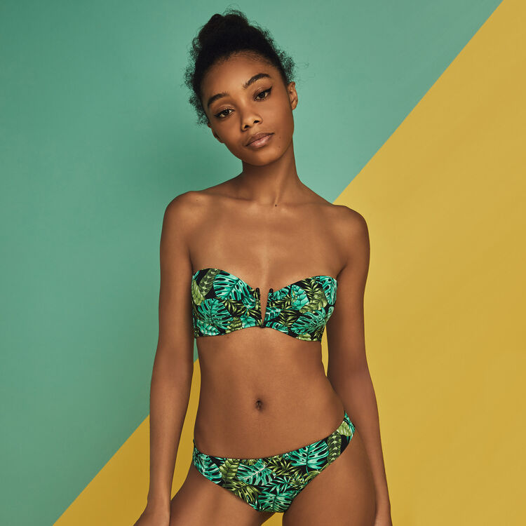 Maillot de bain bandeau vert arubaiz green.