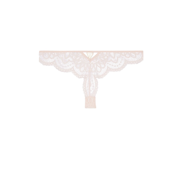 Tanga couleur pêche precieusiz Tanga couleur pêche precieusiz;