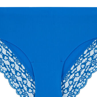 Shorty en micro shomiz bleu roi.