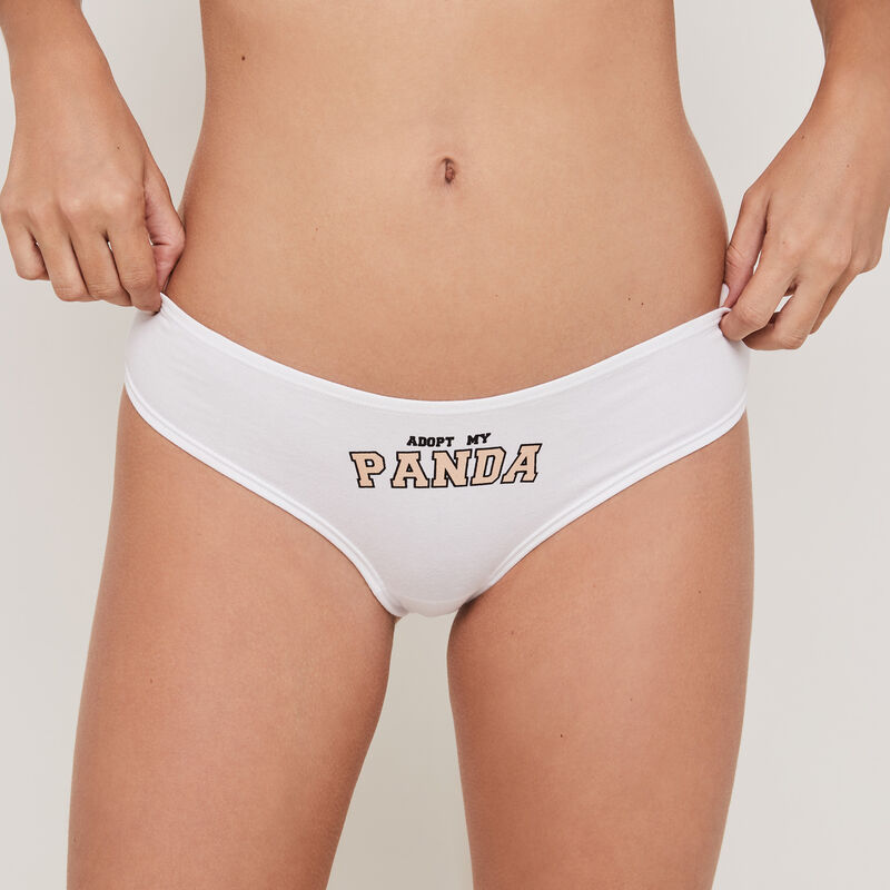 Shorty en coton print panda pandaiz Shorty en coton print panda pandaiz;