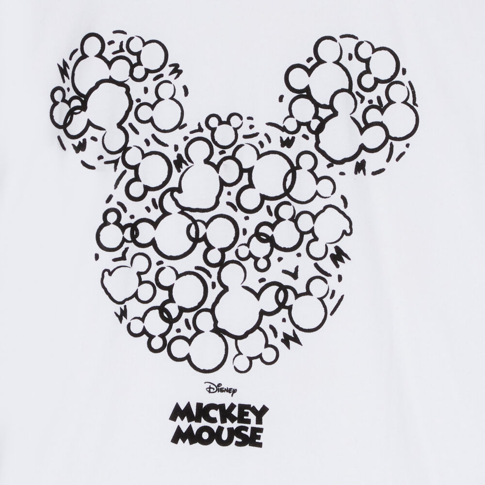 Top à imprimé mickey - blanc blanc.