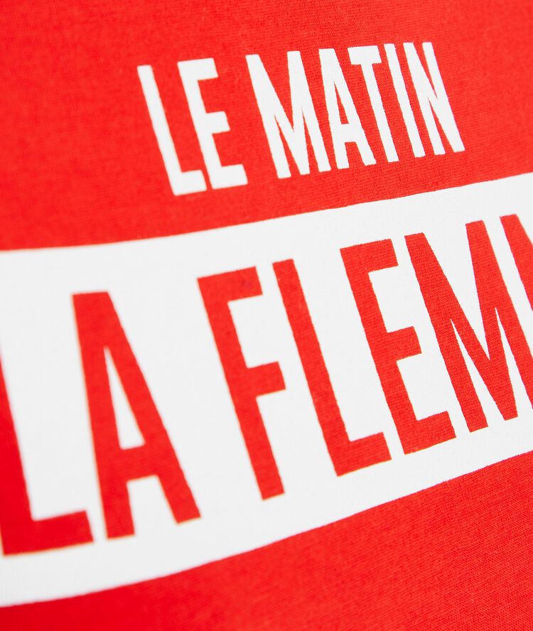 Top à message likeiz rouge.
