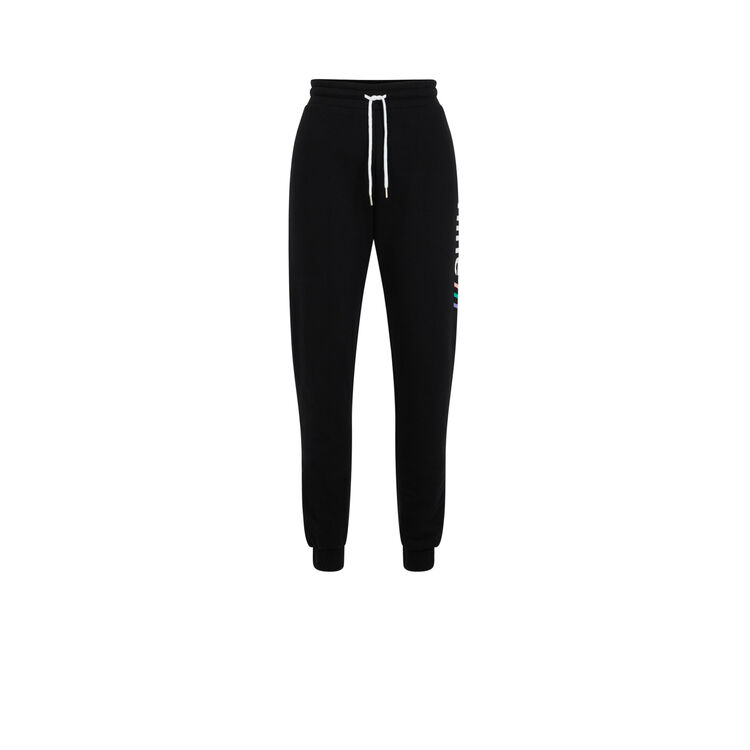Pantalon jogging molleton offliniz noir.