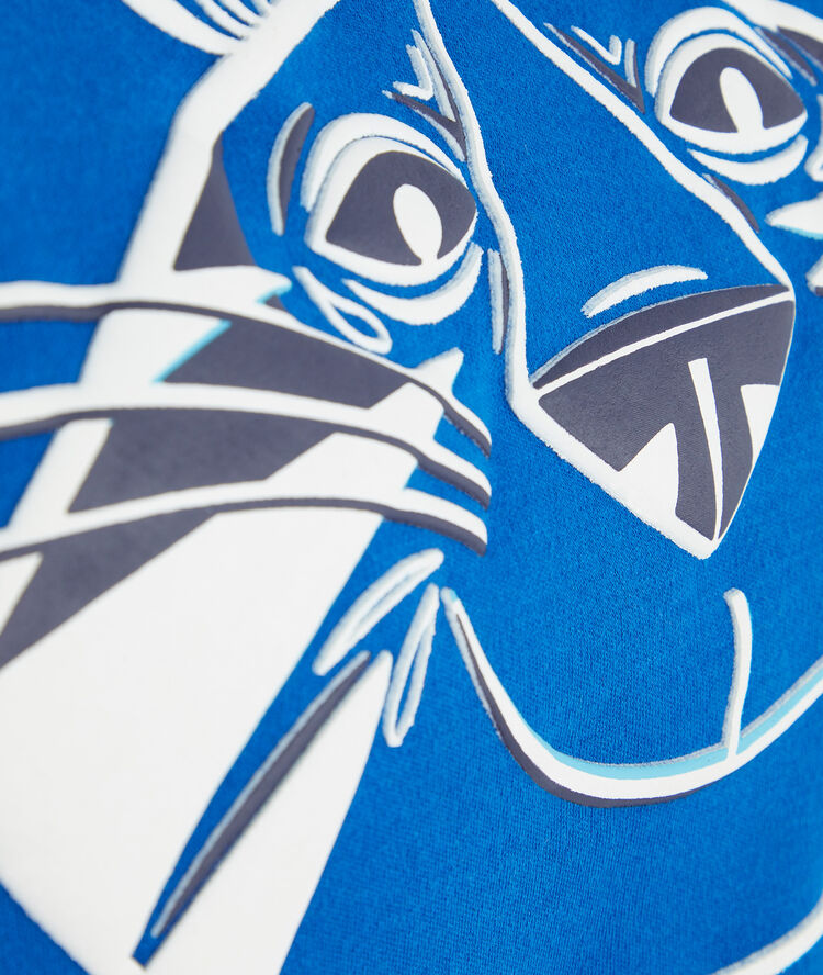 Sweat à capuches licence kellogg's tonyiz bleu roi.