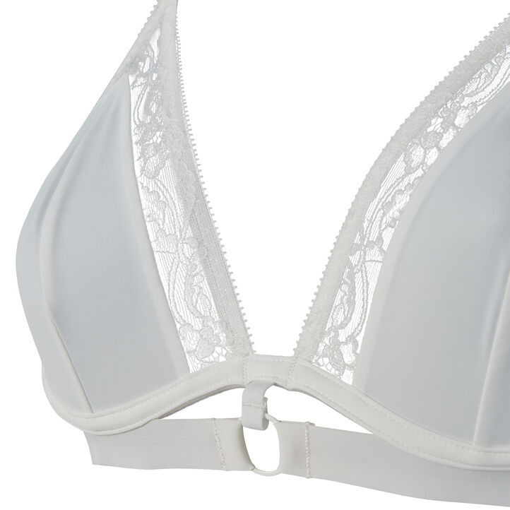 Soutien-gorge triangle blanc tourmaliz white.