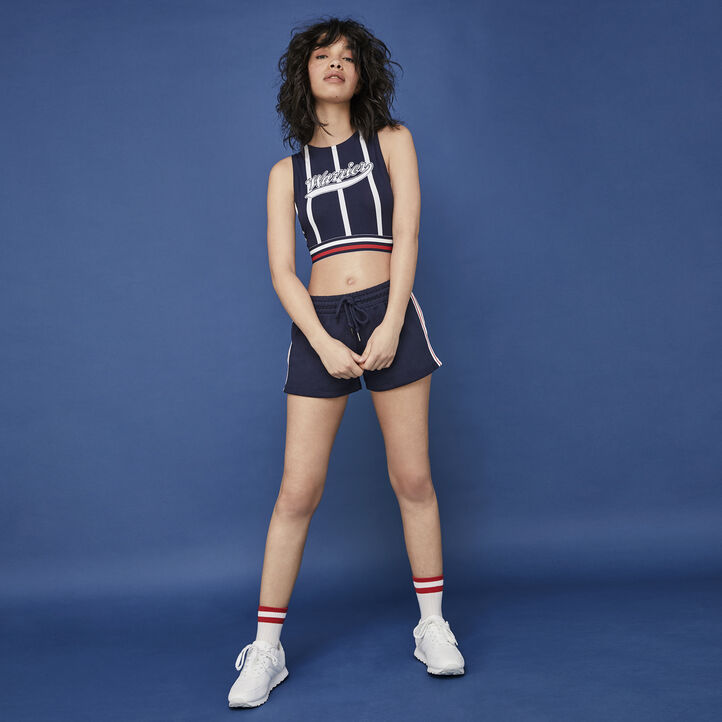 Short bleu fastesiz blue.