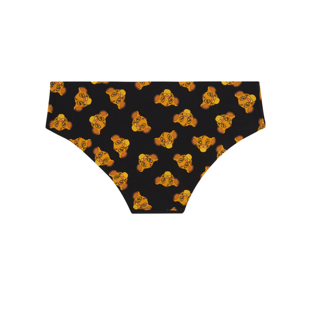 Shorty à motifs simba - noir noir.
