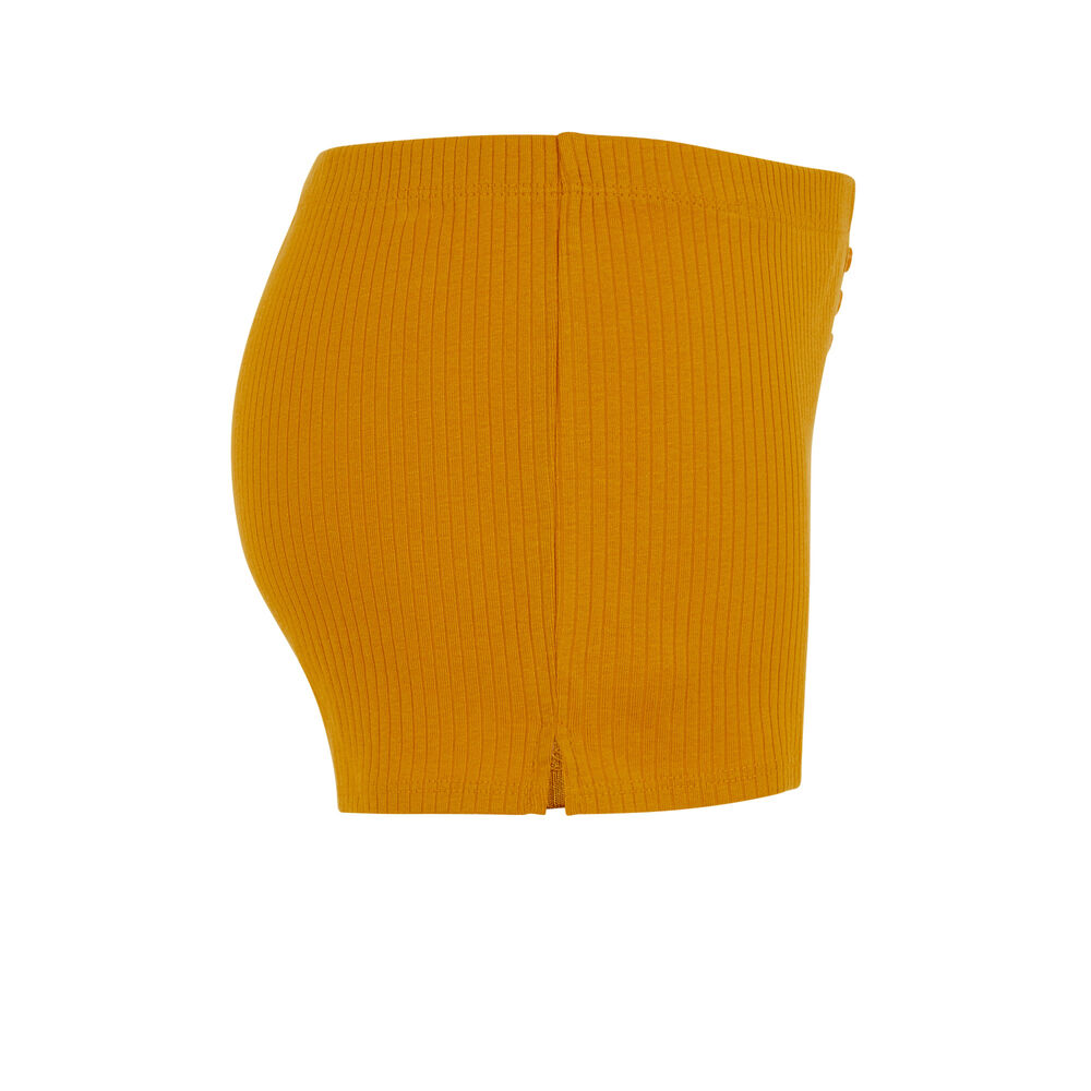 Short couleur ocre newdebidiz moutarde.