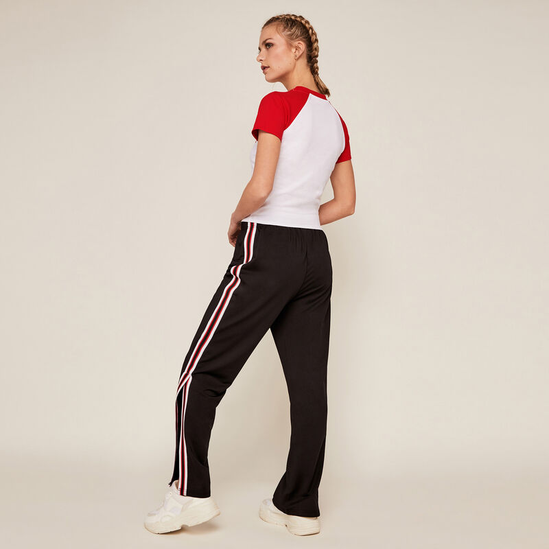 Pantalon fendu sur les côtés - noir Pantalon fendu sur les côtés - noir;