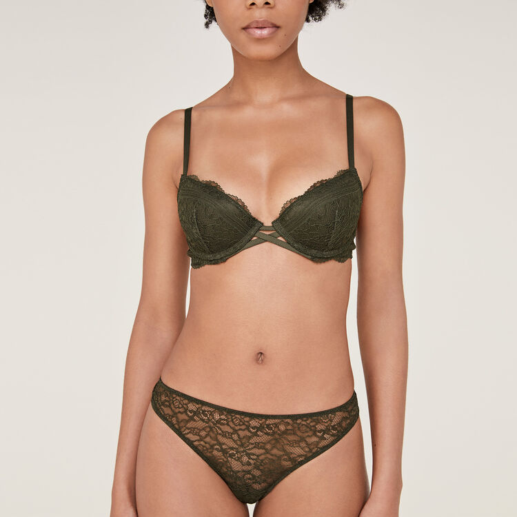 Soutien-gorge push kaki everydayiz green.