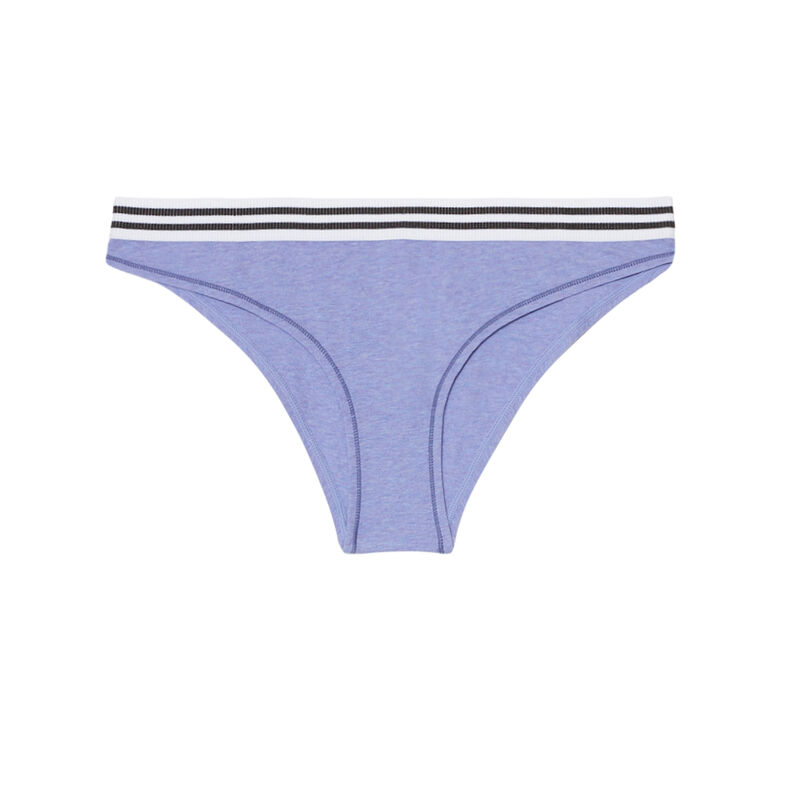culotte à bande élastique en coton - bleu ciel culotte à bande élastique en coton - bleu ciel;