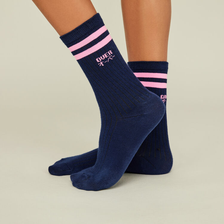 Chaussettes bleues basobimiz Chaussettes bleues basobimiz;