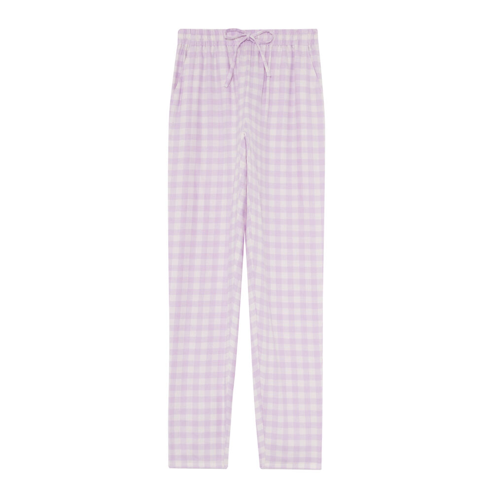 Pantalon à carreaux - rose rose.