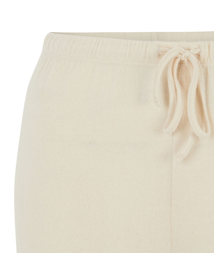 Pantalon en maille - blanc cassé ecru.