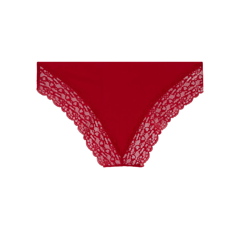 culotte en micro - rouge culotte en micro - rouge;