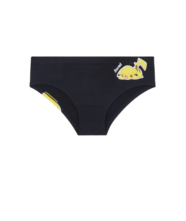 Shorty print pikachu pikapokiz noir.