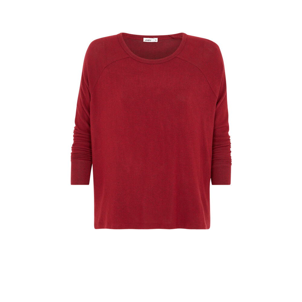 Top à manches longues carryiz bordeaux.