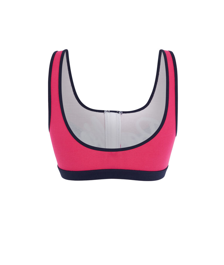 Brassiere a zip logo barbie pinkbarbiz fushia.
