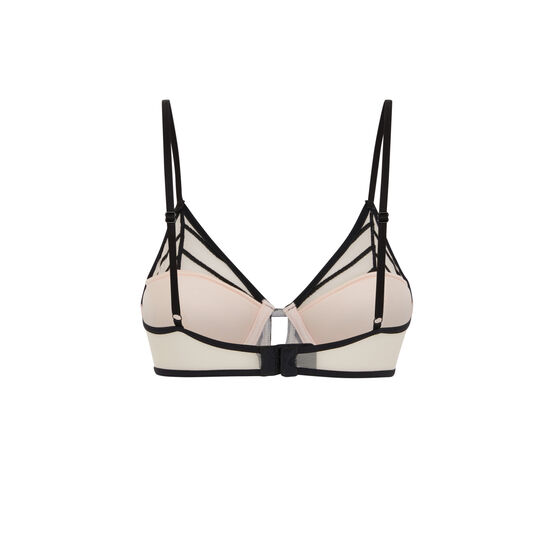 Soutien-gorge ampli rose pâle brodiz Soutien-gorge ampli rose pâle brodiz;