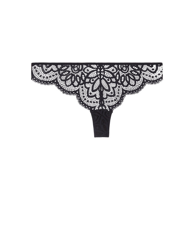 Tanga noir precieusiz noir.