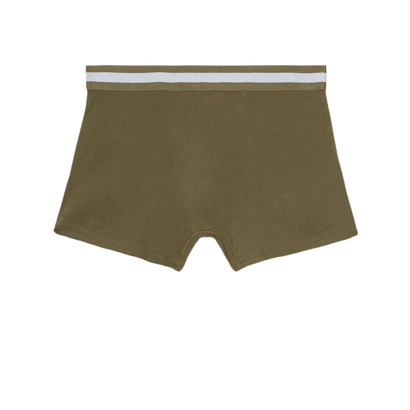 boxer uni en coton - vert boxer uni en coton - vert;