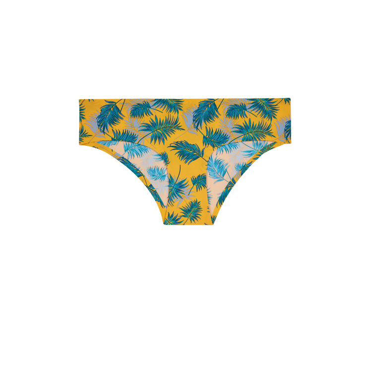 Shorty imprimé micro palmiz yellow.